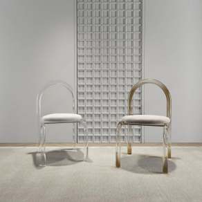 现代亚克力餐椅3D模型下载